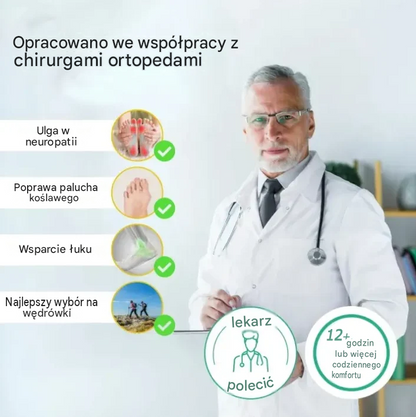 Buty ortopedyczne Rovefund® 🔥 50% zniżki 🎁 Wygodne buty do chodzenia 👟 Wsparcie łuku stopy, skutecznie łagodzą ból stóp, antypoślizgowe i trwałe ✅