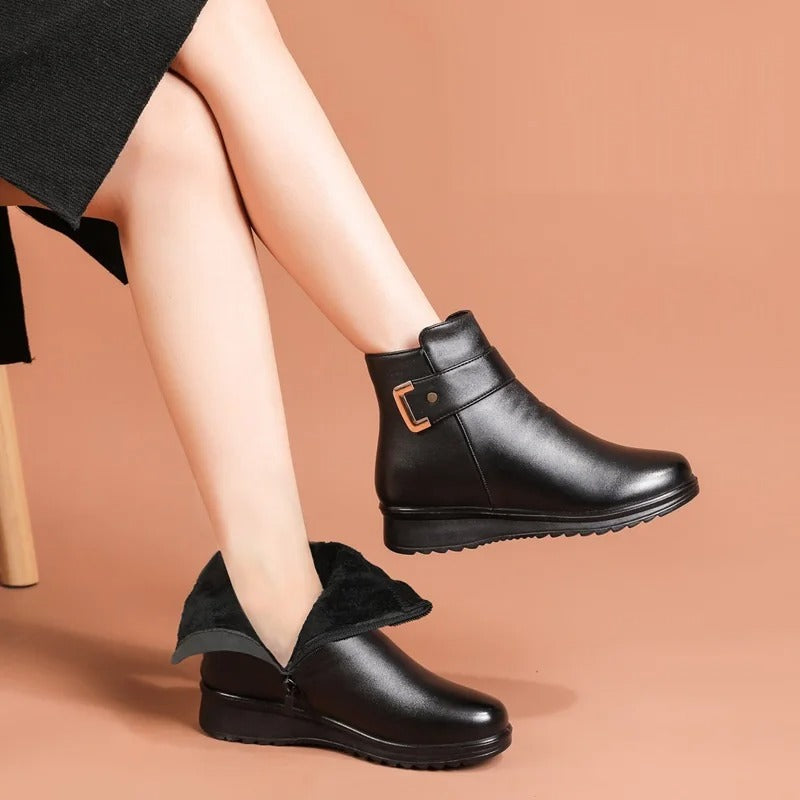 【⏰Ultimo giorno! Sconto del 70%! Non perdete l'occasione!】Scarpe ortopediche ergonomiche con assorbimento degli urti: calzature ortopediche invernali per la salute e il benessere, appositamente progettate per le donne europee✅️