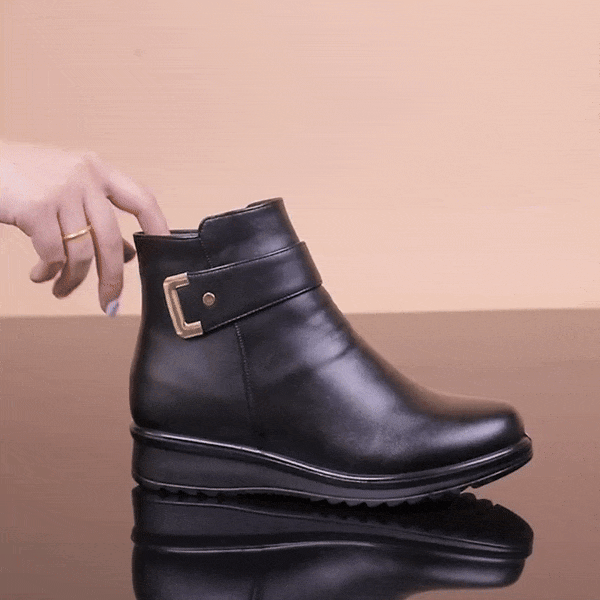 【⏰Ultimo giorno! Sconto del 70%! Non perdete l'occasione!】Scarpe ortopediche ergonomiche con assorbimento degli urti: calzature ortopediche invernali per la salute e il benessere, appositamente progettate per le donne europee✅️