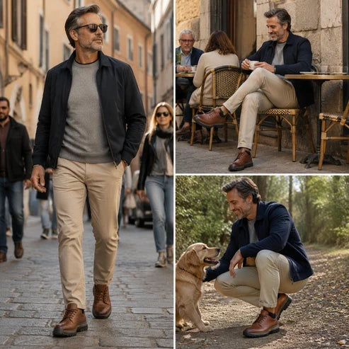 🎉 ¡Último día! 30 % de descuento 🎁 Zapatos ortopédicos de cuero cosidos a mano ✅ Cuentan con soporte para el arco que alivia el dolor articular y de pies, ofreciendo resistencia al deslizamiento y una comodidad excepcional.