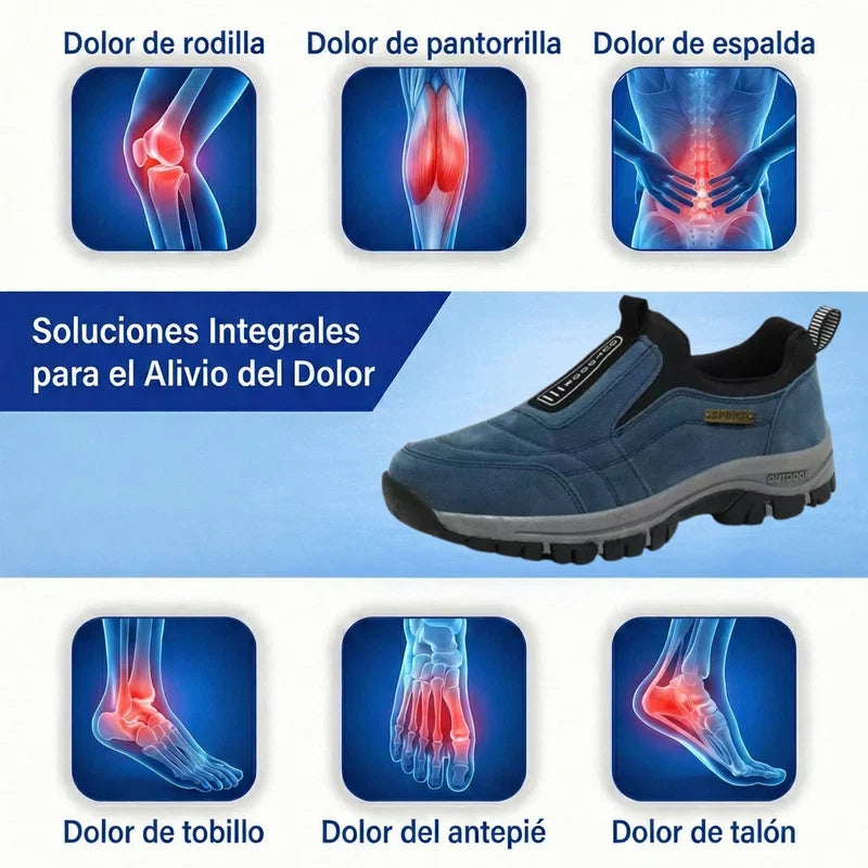 🔥 ¡Oferta especial de hoy: 50 % de descuento! 👞 Zapatos ortopédicos de ante de alta calidad para hombre ✅ Alivian el dolor de pies ✅ Soporte para el arco plantar: comodidad durante todo el día