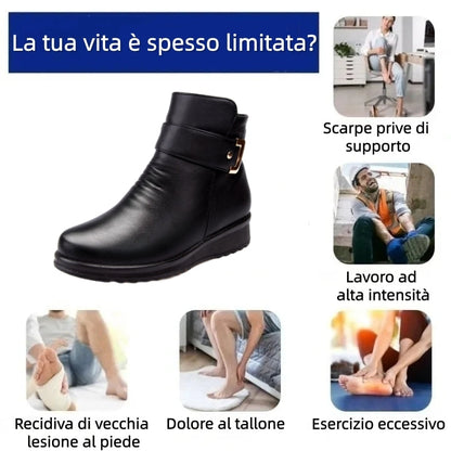 【⏰Ultimo giorno! Sconto del 70%! Non perdete l'occasione!】Scarpe ortopediche ergonomiche con assorbimento degli urti: calzature ortopediche invernali per la salute e il benessere, appositamente progettate per le donne europee✅️