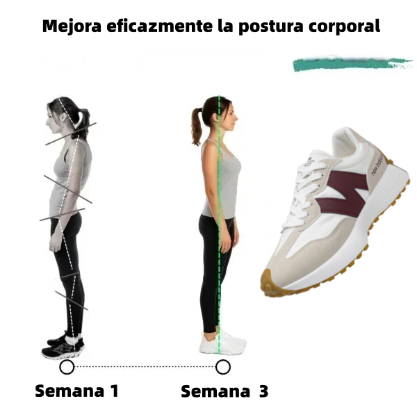 Zapatos casuales Anorwa® | Con un diseño de punta ancha para reducir la presión en las plantas de los pies.