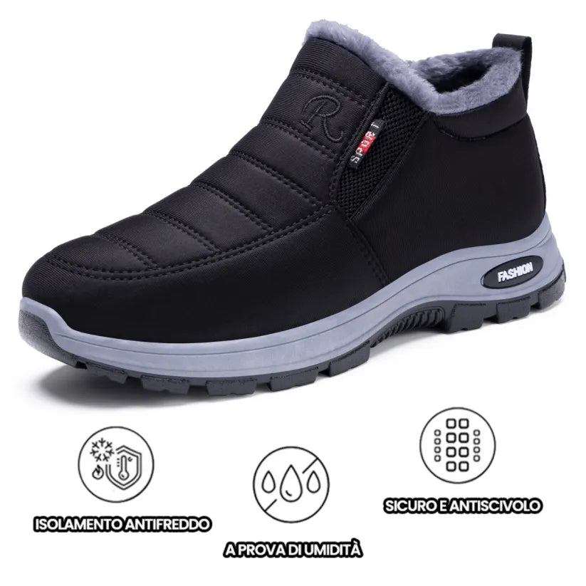 🎉 Solo per oggi: offerta a metà prezzo ⏰ Calzature invernali ergonomiche e ortopediche che alleviano efficacemente i dolori a piedi, ginocchia e schiena ✅ Unisex.