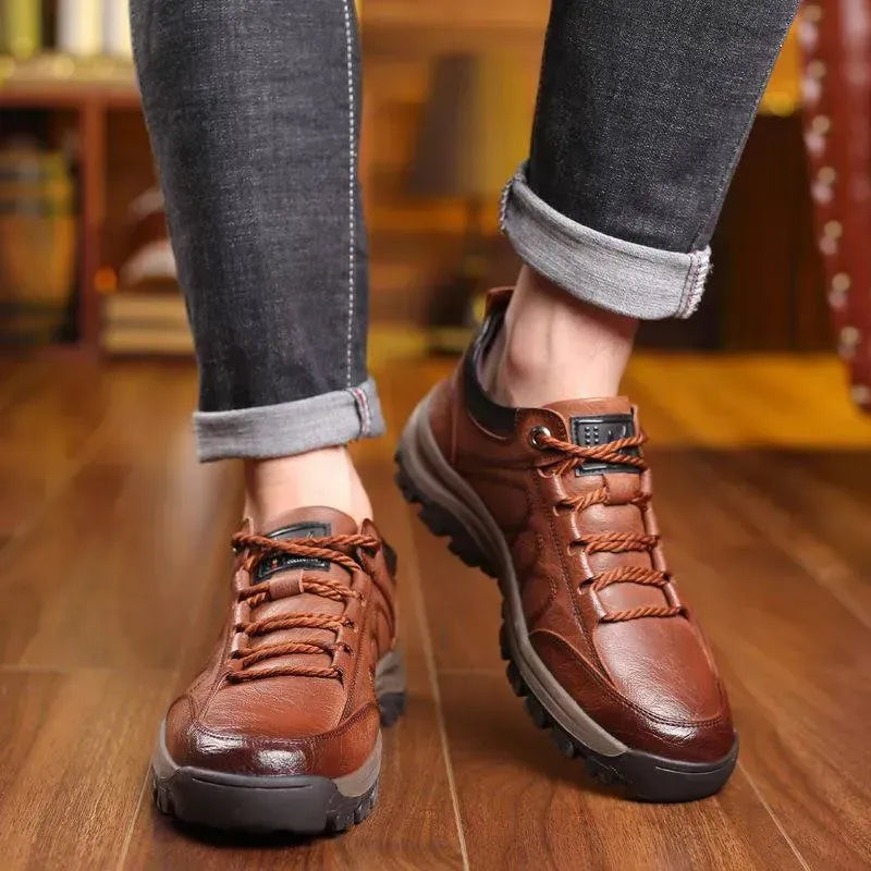 Zapatos de piel italiana Anorwa® | Suaves y cómodos | El soporte del arco facilita el caminar