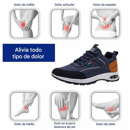 🎉 ¡Último día! ¡50% de descuento! ✅ Calzado ortopédico diseñado específicamente para personas con problemas en los pies; ofrece soporte para el arco y alivia el dolor de espalda, articulaciones y pies.