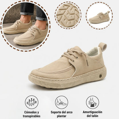 🎉 ¡50% de descuento hoy, termina pronto! 🐂 Zapatos ortopédicos para hombre, hechos a mano con auténtica piel de vaca australiana 👞 Soporte para el arco del pie - Impermeables y antideslizantes ✅ Cómodos para caminar