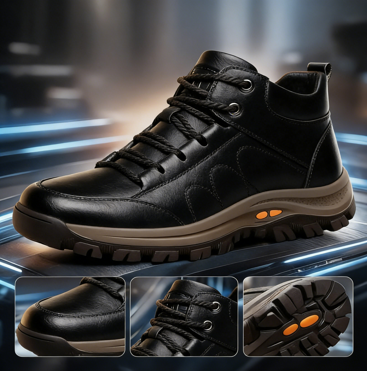 🎉 ¡Último día! 30 % de descuento 🎁 Zapatos ortopédicos de cuero cosidos a mano ✅ Cuentan con soporte para el arco que alivia el dolor articular y de pies, ofreciendo resistencia al deslizamiento y una comodidad excepcional.