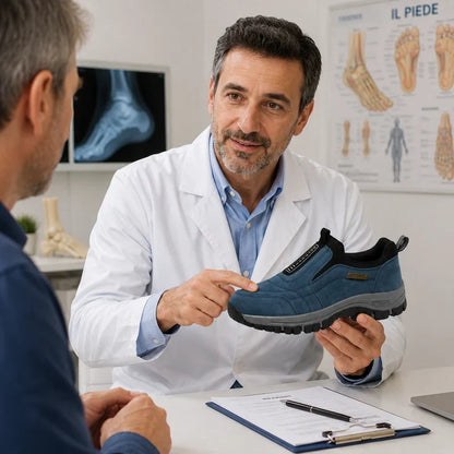 🔥 ¡Oferta especial de hoy: 30 % de descuento! 👞 Zapatos ortopédicos de ante de alta calidad para hombre ✅ Alivian el dolor de pies ✅ Soporte para el arco plantar: comodidad durante todo el día