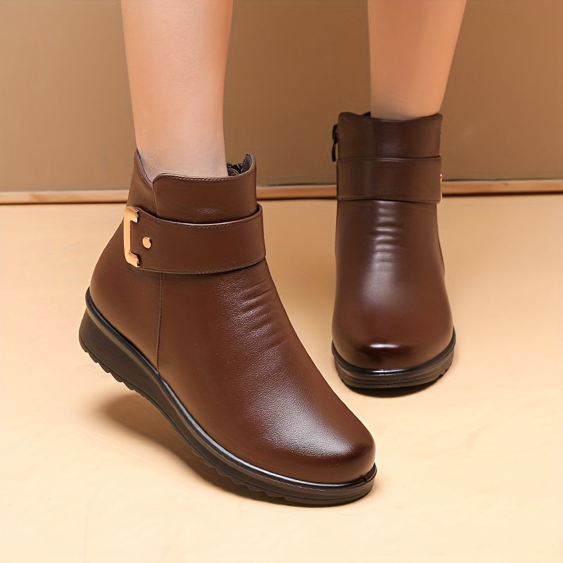 【⏰Ultimo giorno! Sconto del 70%! Non perdete l'occasione!】Scarpe ortopediche ergonomiche con assorbimento degli urti: calzature ortopediche invernali per la salute e il benessere, appositamente progettate per le donne europee✅️