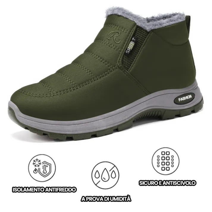 🎉 Solo per oggi: offerta a metà prezzo ⏰ Calzature invernali ergonomiche e ortopediche che alleviano efficacemente i dolori a piedi, ginocchia e schiena ✅ Unisex.