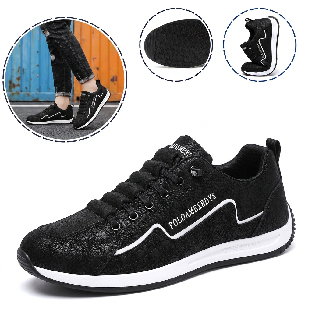 🔥Offerta speciale di oggi⏰Scarpe in pelle di alta qualità🦶Alleviano il dolore ai piedi e la fascite plantare✅Impermeabili, antiscivolo, morbide e comode