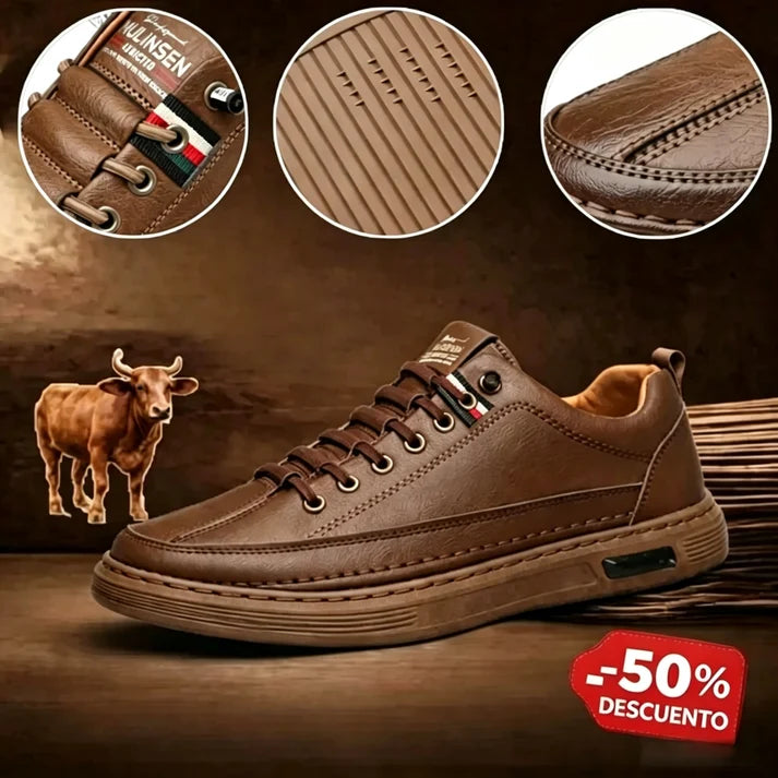 [50% de descuento por tiempo limitado, no te lo pierdas] Zapatos de cuero italianos elegantes y cómodos hechos a mano (soporte de arco, caminata más fácil)