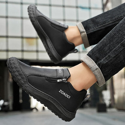 (🎉Ultimo giorno per approfittare dello sconto del 50%, non perdertelo!) 🐂Scarpe ortopediche da uomo, realizzate in pelle di vitello australiana👞 Pelle ✅Cucite a mano, supporto plantare: camminata comoda, allevia il dolore