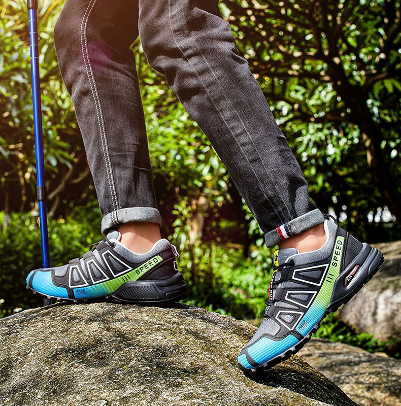 【⏰ Ultimo giorno – Sconto del 50%! Non fartelo sfuggire!】⏰ Scarpe da trekking e sportive di marca tedesca – Design ergonomico – Alleviano il dolore ai piedi mentre cammini.