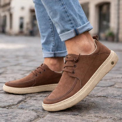 🎉 ¡50% de descuento hoy, termina pronto! 🐂 Zapatos ortopédicos para hombre, hechos a mano con auténtica piel de vaca australiana 👞 Soporte para el arco del pie - Impermeables y antideslizantes ✅ Cómodos para caminar