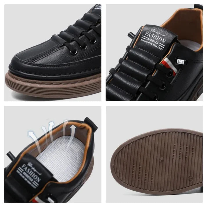 [50% de descuento por tiempo limitado, no te lo pierdas] Zapatos de cuero italianos elegantes y cómodos hechos a mano (soporte de arco, caminata más fácil)