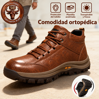 🎉 ¡Último día! 30 % de descuento 🎁 Zapatos ortopédicos de cuero cosidos a mano ✅ Cuentan con soporte para el arco que alivia el dolor articular y de pies, ofreciendo resistencia al deslizamiento y una comodidad excepcional.