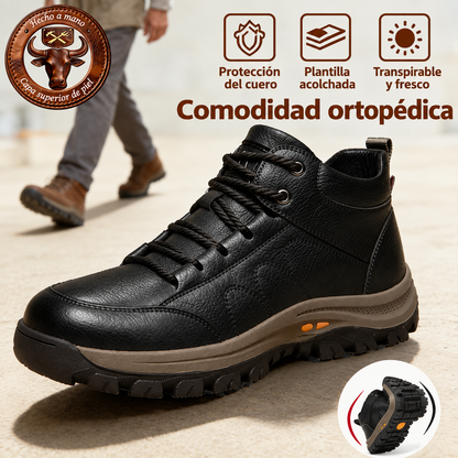 🎉 ¡Último día! 30 % de descuento 🎁 Zapatos ortopédicos de cuero cosidos a mano ✅ Cuentan con soporte para el arco que alivia el dolor articular y de pies, ofreciendo resistencia al deslizamiento y una comodidad excepcional.