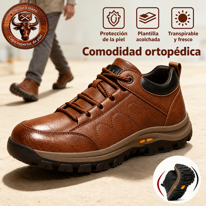 🎉 ¡Último día! 30 % de descuento 🎁 Zapatos ortopédicos de cuero cosidos a mano ✅ Cuentan con soporte para el arco que alivia el dolor articular y de pies, ofreciendo resistencia al deslizamiento y una comodidad excepcional.