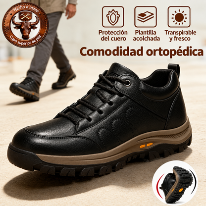 🎉 ¡Último día! 30 % de descuento 🎁 Zapatos ortopédicos de cuero cosidos a mano ✅ Cuentan con soporte para el arco que alivia el dolor articular y de pies, ofreciendo resistencia al deslizamiento y una comodidad excepcional.
