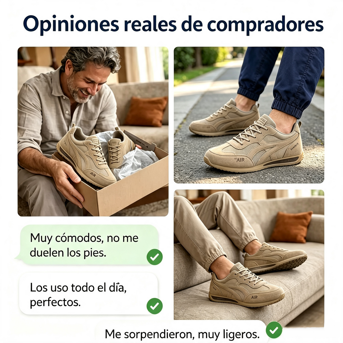🎉¡Último día! ¡70% de descuento!✅ Zapatos ortopédicos adecuados para personas con problemas en los pies, zapatos de senderismo con soporte que brindan apoyo al arco, alivian el dolor articular y de los pies, son antideslizantes y cómodos.
