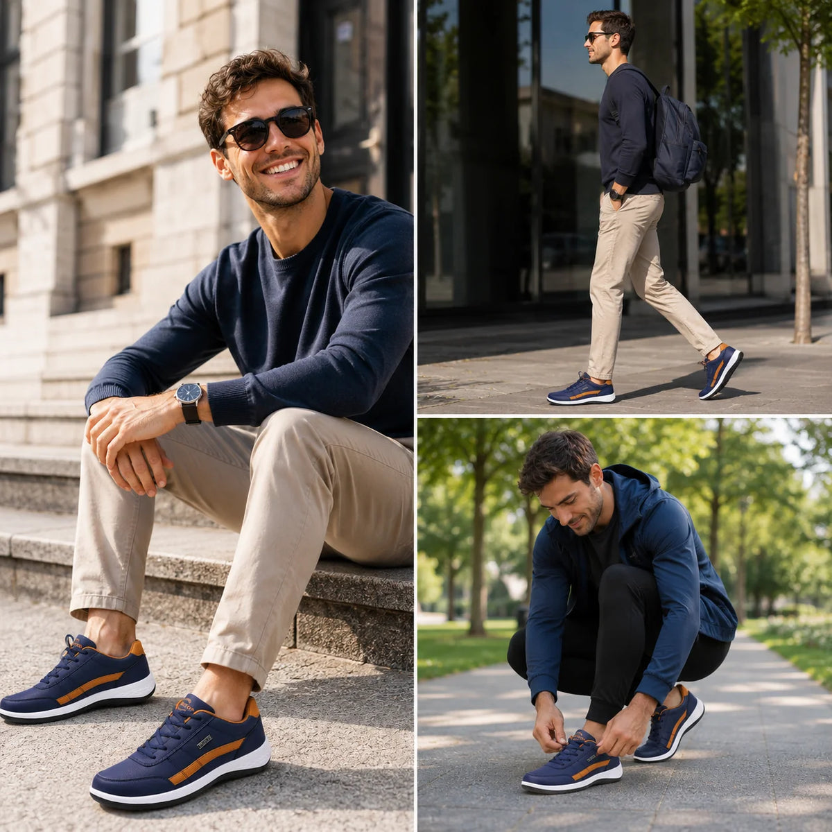ANORWA®🔥 30% de descuento hoy 🎁 Material de gamuza mate de primera calidad; marca australiana de alta gama; suaves y cómodos; fáciles de poner y quitar 🦶 Calzado ortopédico ergonómico para caminar — Unisex