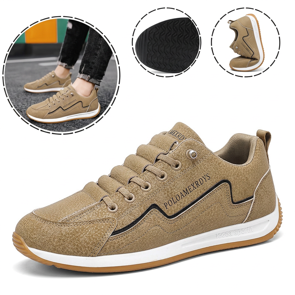 🔥Offerta speciale di oggi⏰Scarpe in pelle di alta qualità🦶Alleviano il dolore ai piedi e la fascite plantare✅Impermeabili, antiscivolo, morbide e comode