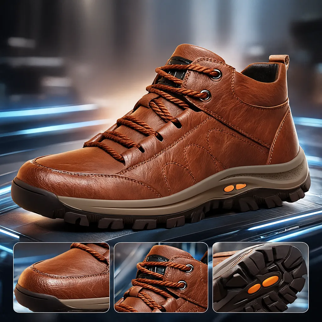 🎉 ¡Último día! 30 % de descuento 🎁 Zapatos ortopédicos de cuero cosidos a mano ✅ Cuentan con soporte para el arco que alivia el dolor articular y de pies, ofreciendo resistencia al deslizamiento y una comodidad excepcional.