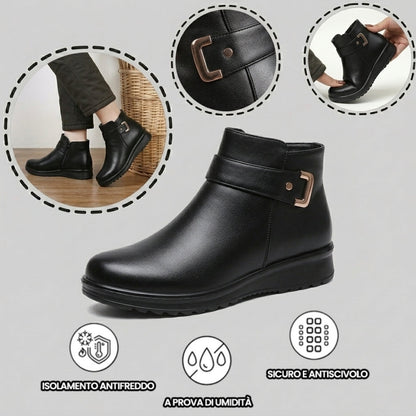 【⏰Ultimo giorno! Sconto del 70%! Non perdete l'occasione!】Scarpe ortopediche ergonomiche con assorbimento degli urti: calzature ortopediche invernali per la salute e il benessere, appositamente progettate per le donne europee✅️