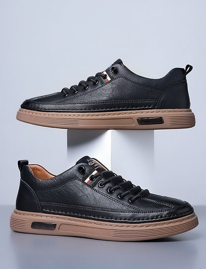 [50% de descuento por tiempo limitado, no te lo pierdas] Zapatos de cuero italianos elegantes y cómodos hechos a mano (soporte de arco, caminata más fácil)