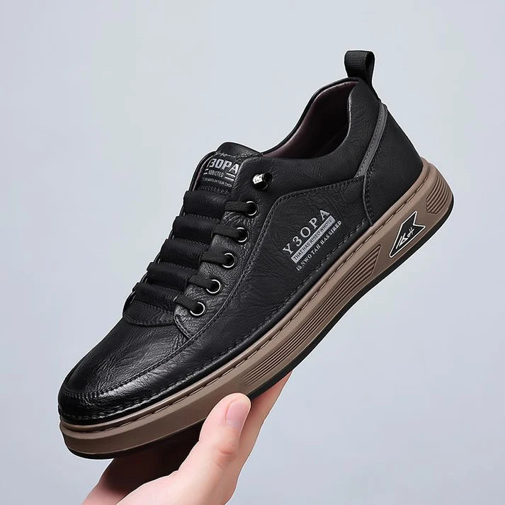 🐂 Zapatos de piel de becerro para hombre fabricados en Australia 👞 Cosidos a mano, fáciles de poner y quitar ✅ Soporte de arco, alivio del dolor - caminata cómoda