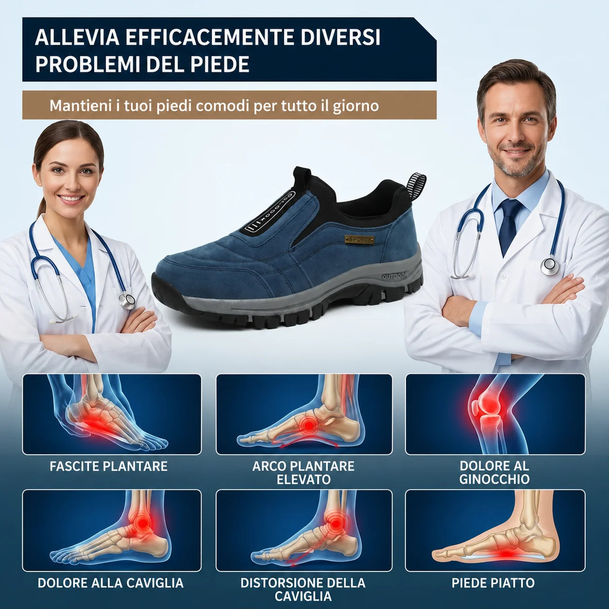 🔥 ¡Oferta especial de hoy: 30 % de descuento! 👞 Zapatos ortopédicos de ante de alta calidad para hombre ✅ Alivian el dolor de pies ✅ Soporte para el arco plantar: comodidad durante todo el día