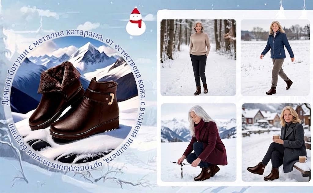 【⏰Ultimo giorno! Sconto del 70%! Non perdete l'occasione!】Scarpe ortopediche ergonomiche con assorbimento degli urti: calzature ortopediche invernali per la salute e il benessere, appositamente progettate per le donne europee✅️
