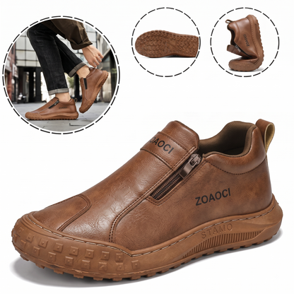 (🎉Ultimo giorno per approfittare dello sconto del 50%, non perdertelo!) 🐂Scarpe ortopediche da uomo, realizzate in pelle di vitello australiana👞 Pelle ✅Cucite a mano, supporto plantare: camminata comoda, allevia il dolore