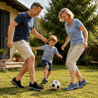🔥 ¡Oferta especial de hoy: 30 % de descuento! 👞 Zapatos ortopédicos de ante de alta calidad para hombre ✅ Alivian el dolor de pies ✅ Soporte para el arco plantar: comodidad durante todo el día