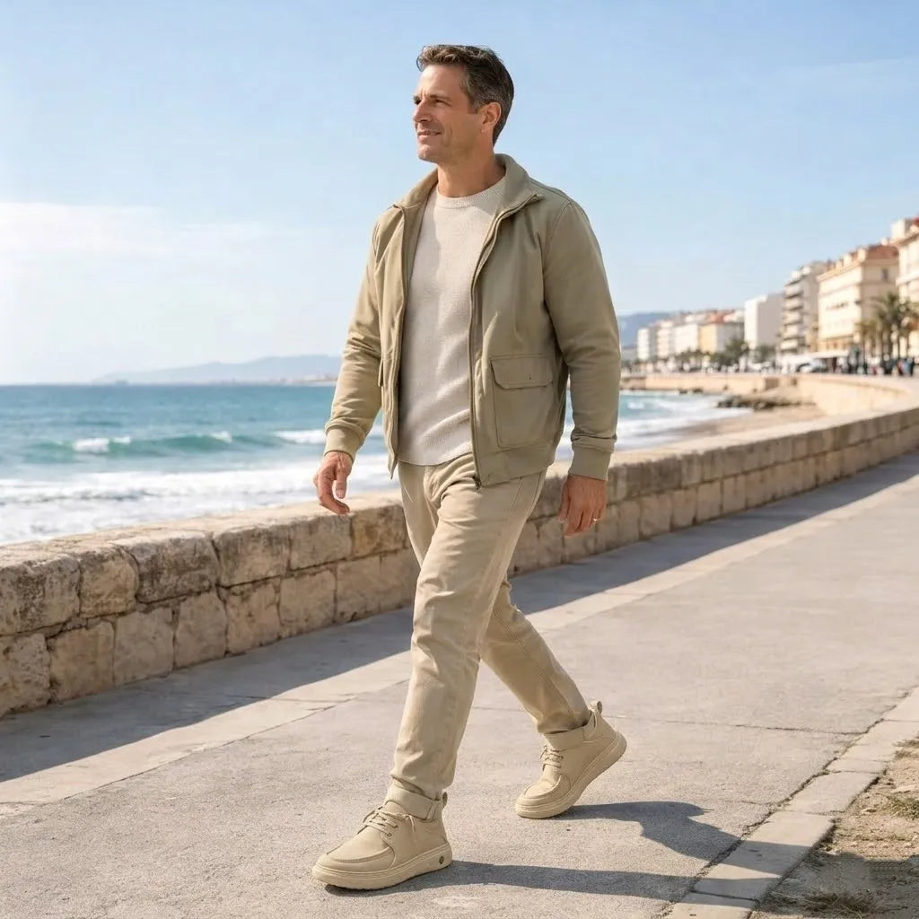 🎉 ¡50% de descuento hoy, termina pronto! 🐂 Zapatos ortopédicos para hombre, hechos a mano con auténtica piel de vaca australiana 👞 Soporte para el arco del pie - Impermeables y antideslizantes ✅ Cómodos para caminar