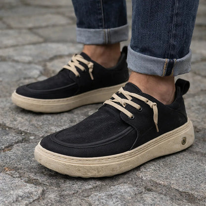 🎉 ¡50% de descuento hoy, termina pronto! 🐂 Zapatos ortopédicos para hombre, hechos a mano con auténtica piel de vaca australiana 👞 Soporte para el arco del pie - Impermeables y antideslizantes ✅ Cómodos para caminar