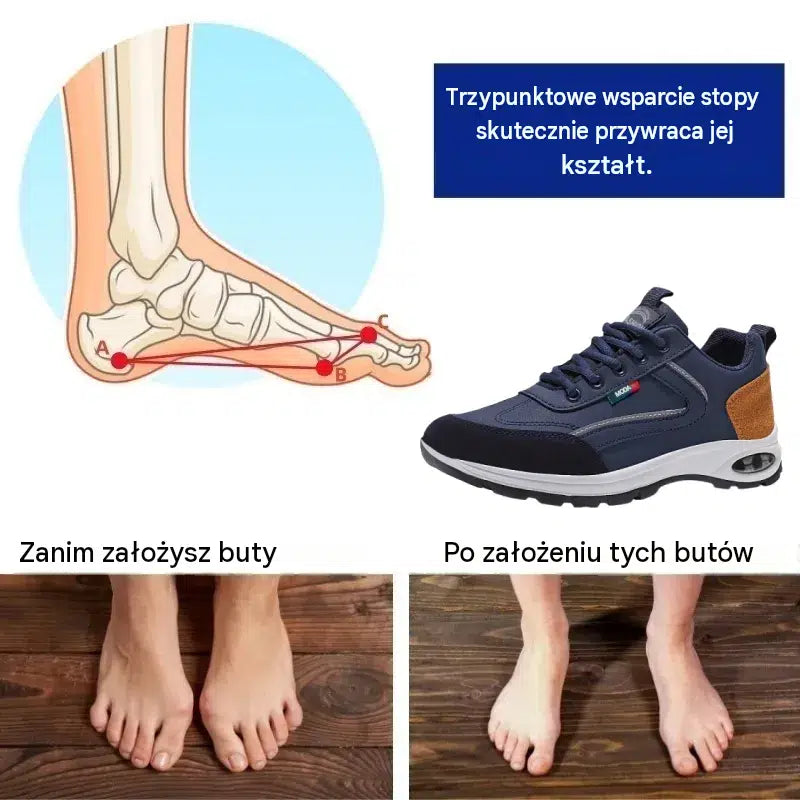 🎉Ostatni dzień! 60% zniżki! ✅ Buty ortopedyczne zaprojektowane specjalnie dla osób z problemami stóp, zapewniające wsparcie łuku stopy i łagodzące ból pleców, stawów i stóp.