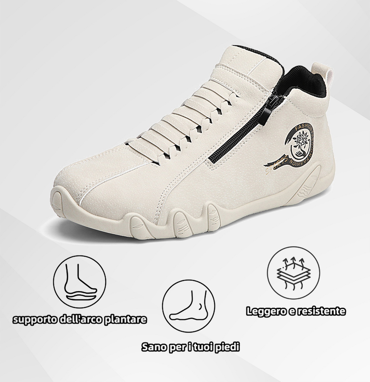 Scarpe ortopediche da uomo Anorwa® | Realizzate in vera pelle bovina australiana | Cucite a mano, impermeabili e antiscivolo ✅ Supporto dell'arco plantare - camminata confortevole