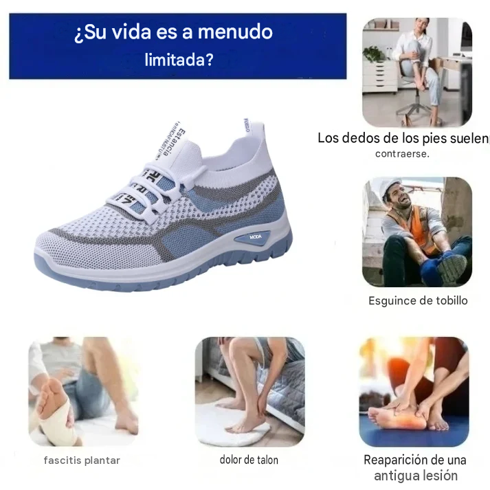 【🎁¡Último día con un 50% de descuento, no te lo pierdas!】Zapatos ortopédicos ergonómicos con soporte para el arco del pie ✅️ que hacen que caminar sea indoloro 👞