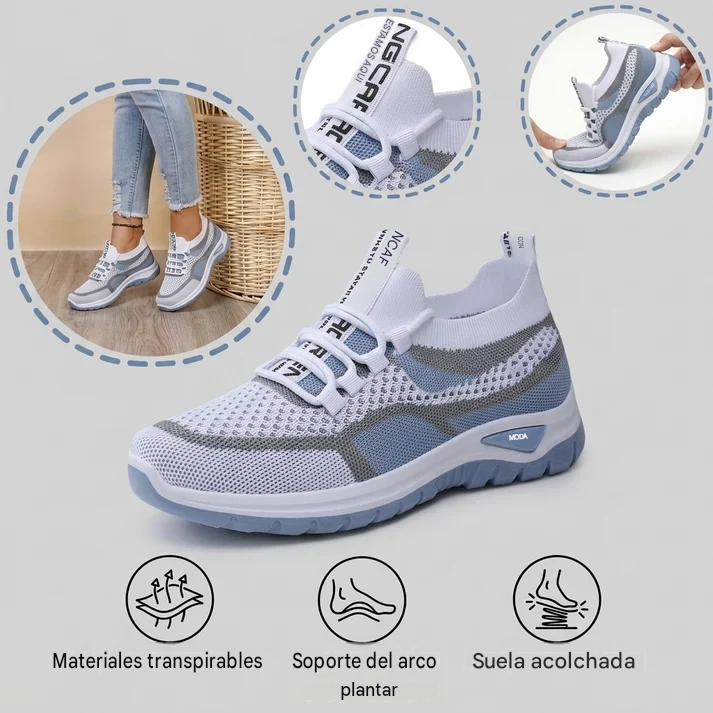 【🎁¡Último día con un 50% de descuento, no te lo pierdas!】Zapatos ortopédicos ergonómicos con soporte para el arco del pie ✅️ que hacen que caminar sea indoloro 👞