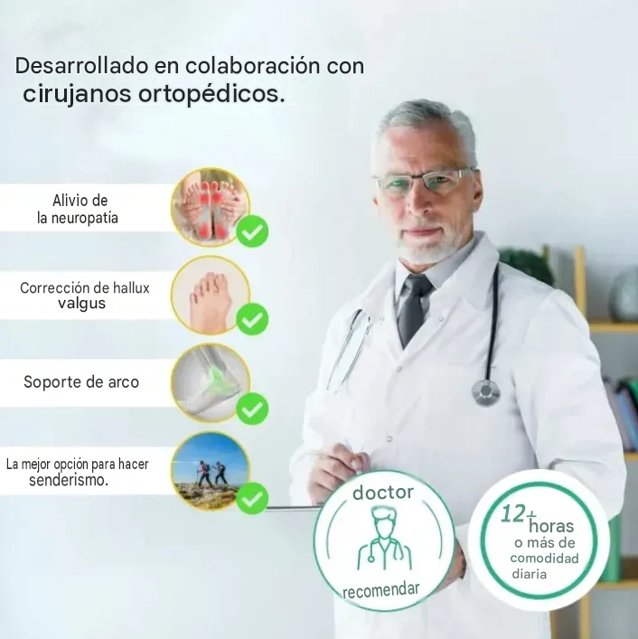 Zapatos ortopédicos Anorwa® 🔥 50% de descuento 🎁 Zapatos cómodos para caminar 👟 Soporte para el arco del pie, alivian eficazmente el dolor de pies, antideslizantes y duraderos ✅