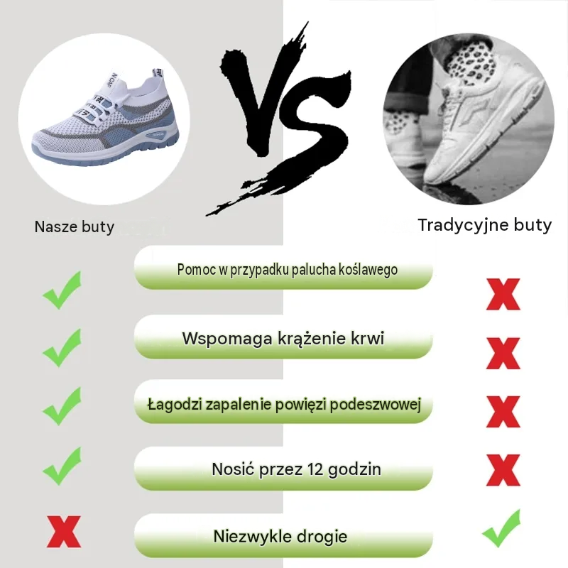 【🎁Ostatni dzień na 60% zniżki, nie przegap!】Ergonomiczne buty ortopedyczne z podparciem łuku stopy✅️, dzięki któremu chodzenie jest bezbolesne👞