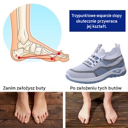【🎁Ostatni dzień na 60% zniżki, nie przegap!】Ergonomiczne buty ortopedyczne z podparciem łuku stopy✅️, dzięki któremu chodzenie jest bezbolesne👞